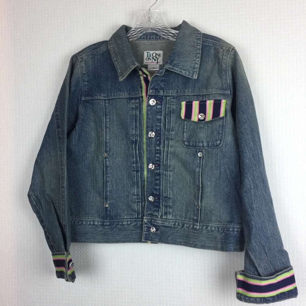 Jean jacket women’s medium country cowgirl denim